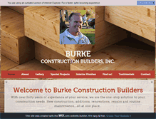 Tablet Screenshot of burkeconstructionbuilders.com